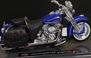 HARLEY DAVIDSON 1999 FLSTS HERITAGE SOFTAIL SPRINGER 1/18
